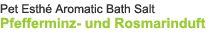 Pet Esthé Aromatic Bath Salt Pfefferminz- und Rosmarinduft