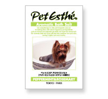 Pet Esthé Aromatic Bath Salt Peppermint and Rosemary Scent image
